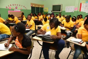 Estudiantes haitianos en RD