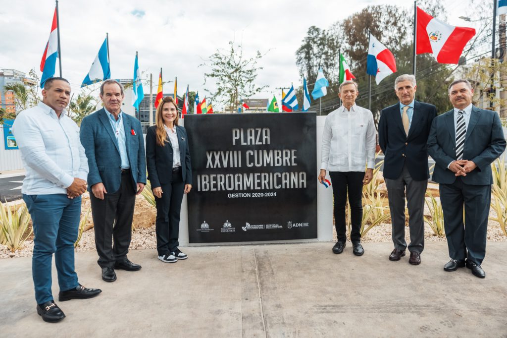 Alcaldía del Distrito Nacional inaugura Plaza XXVIII Cumbre Iberoamericana