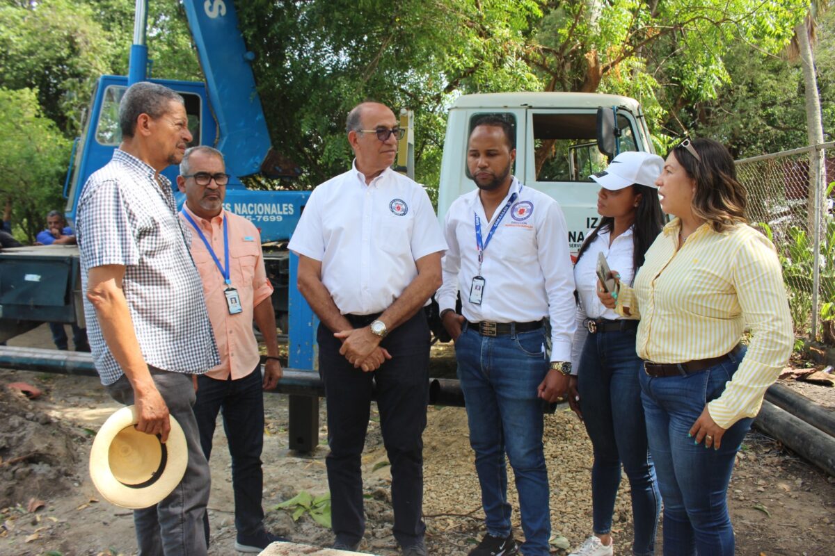 Concluirá trabajos de construcción de pozo en Jacagua para incrementar producción de agua