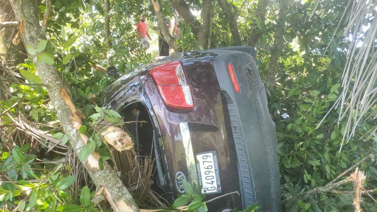 Cuatro heridos tras accidente en la carretera Nagua Cabrera
