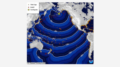 Alerta de tsunami tras un terremoto de magnitud 7,2 frente a la costa de Alaska
