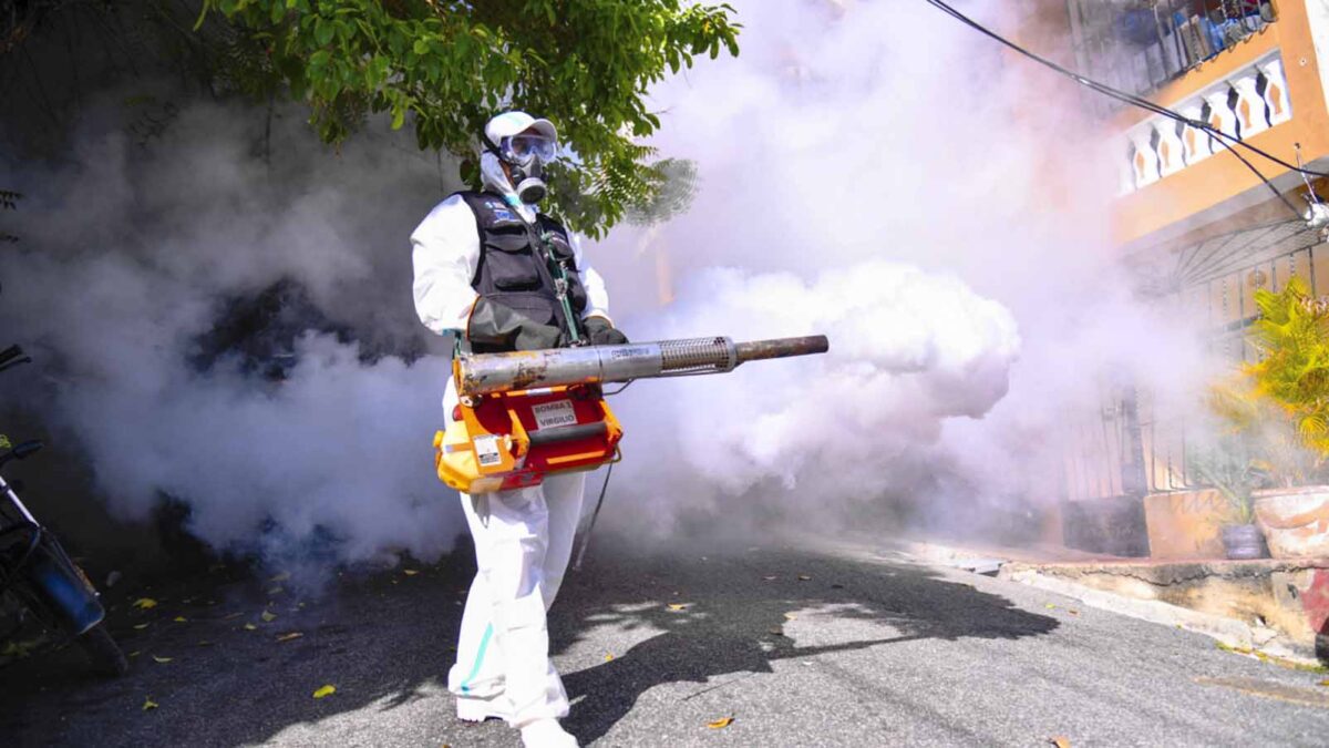 Para mitigar Brote de Dengue Ministerio de Salud Pública fumiga 40,000 viviendas