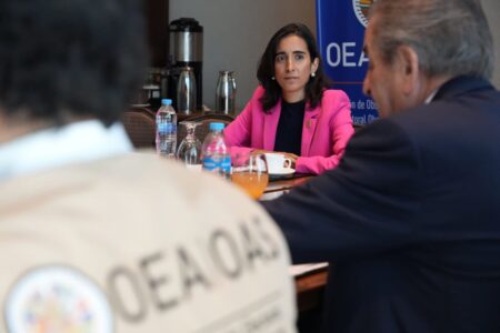 Misión de la OEA invita a Virginia Antares a conversar sobre proceso electoral