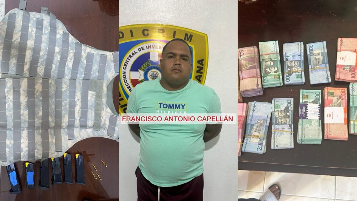 Capturan presunto vendedor de armas ilegales mediante allanamiento en Jarabacoa
